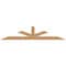 Ekena Millwork Saratoga Timber Gable Bracket, Western Red Cedar, 108"W x 22"H x 3 1/2"D x 5 1/2"F, 5/12 Pitch GBW108X22X0406SAR00SWR - alternate 1